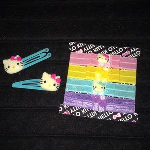 Hello Kitty hair accessories. Bands and clips
